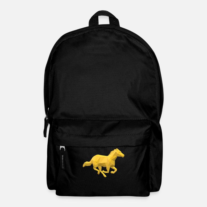 Golden horse - Backpack - black