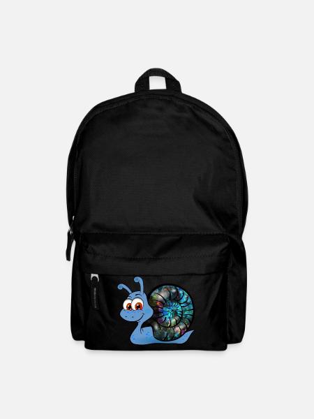 sweet Opal Snail - süsse Opal Schnecke - Rucksack - Schwarz