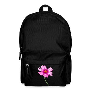 Blume - Rucksack - Schwarz - Vorne