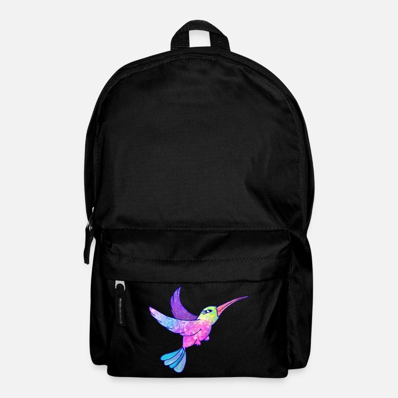 Kolibri Vogel niedliche Tiere - Rucksack - Schwarz