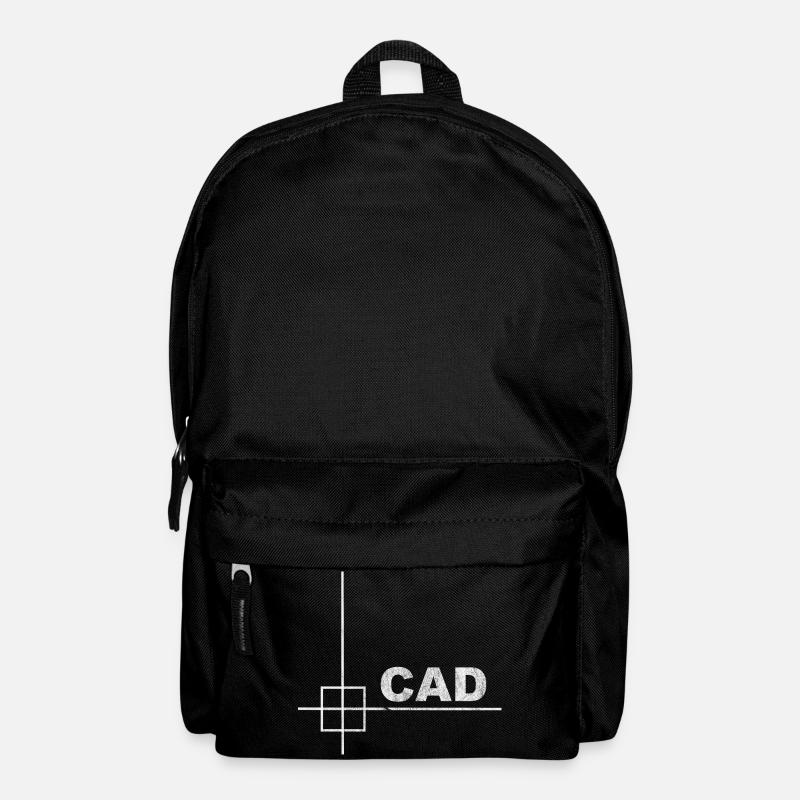 Minimal CAD Konstrukteur Technik Design - Rucksack - Schwarz