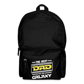 The best Dad in the galaxy - Parody humor - Backpack - black - Front