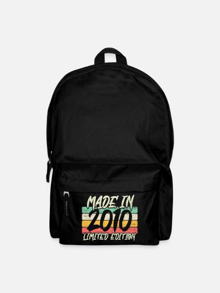 2010 geboren 11 Geburtstag 11 Jahre Geschenk - Rucksack - Schwarz