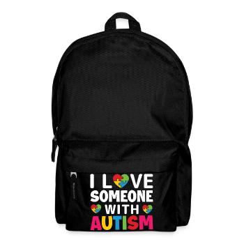 Love for Autism Awareness Design - Backpack - black - Front