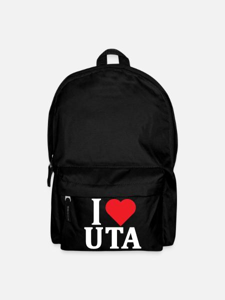 T-Shirt Ich liebe Uta T-Shirt Sardinien Geschenkidee - Rucksack - Schwarz