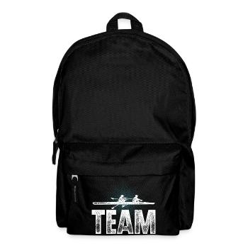 Rowing Rower Rowing Boat Team - Backpack - black - Front