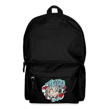 Verrückter Hühnerhaufen - Rucksack - Schwarz - Vorne