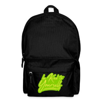 soyez gentil avec vous-même - Sac à dos - noir - Devant