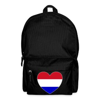 Holland Flag Heart - Backpack - black - Front