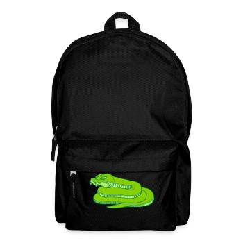 Evil Dangerous Snake Design - Backpack - black - Front