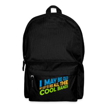 I may be old - Backpack - black - Front
