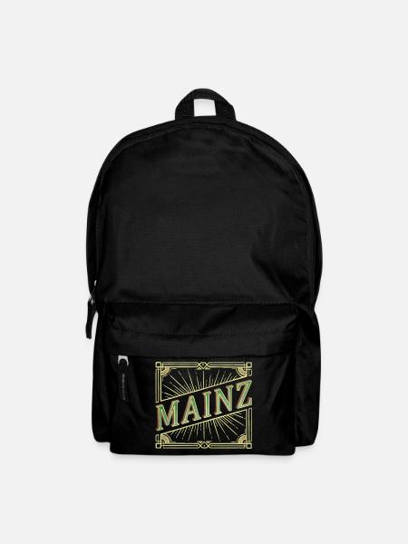 Mainz Deutschland Stadt Schrift Vintage Retro - Rucksack - Schwarz