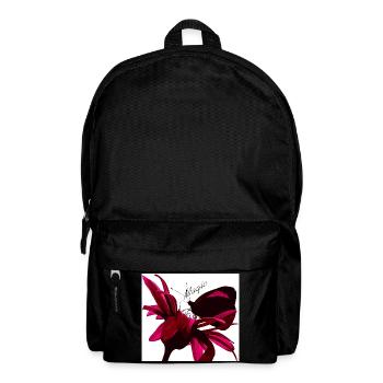 Magischer Schmetterling rot - Rucksack - Schwarz - Vorne