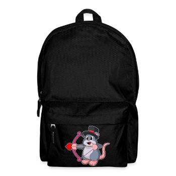 Mouse Groom Top Hat Wedding - Backpack - black - Front