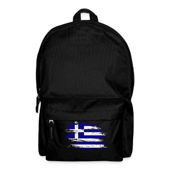 Greece flag used - Backpack - black - Front