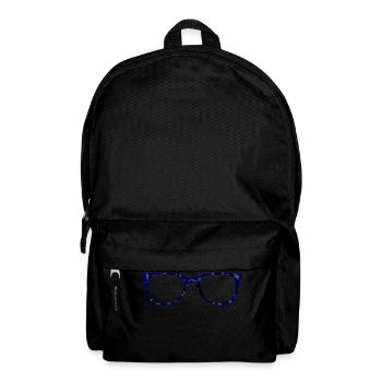 Brille schwarz blau perlmutt Hornbrille marmoriert - Rucksack - Schwarz - Vorne