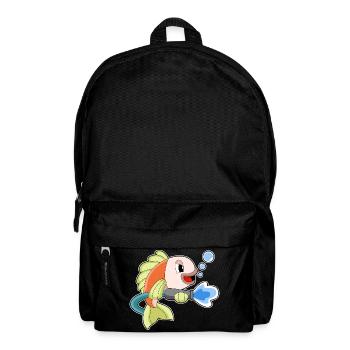 Fish Firefighter Fire Hose Fire Hose Fire Brigade - Backpack - black - Front