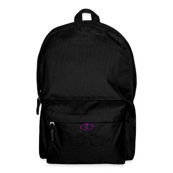 fat unicorns love - Rucksack - Schwarz - Vorne