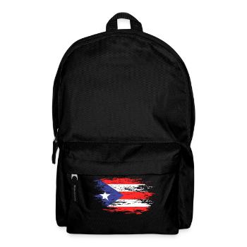 Drapeau de Porto Rico - Sac à dos - noir - Devant