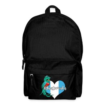 Guatemala Guatemalan Flagge DNA I Geschenk - Rucksack - Schwarz - Vorne