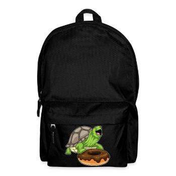 Turtle Donut - Backpack - black - Front