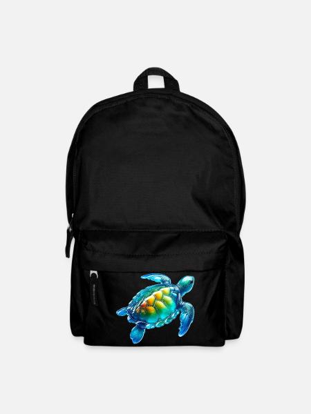 Schildkröte - Rucksack - Schwarz