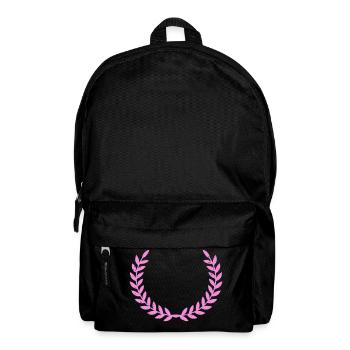 Wreath Pink - Backpack - black - Front