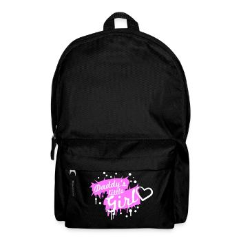 Daddys Little Girl Papas Girl Drops Graffiti - Backpack - black - Front