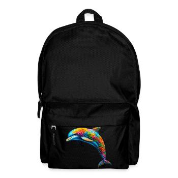 Delfin - Rucksack - Schwarz - Vorne