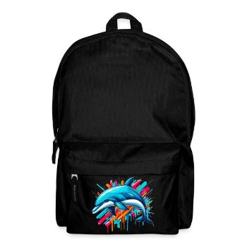 Delfin - Rucksack - Schwarz - Vorne