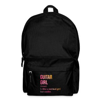 guitare - Sac à dos - noir - Devant