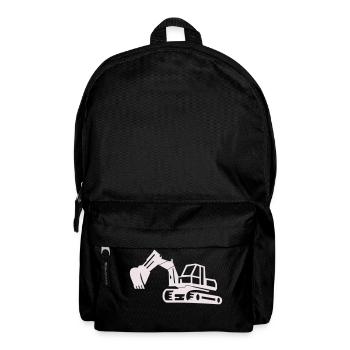 excavatrice - Sac à dos - noir - Devant