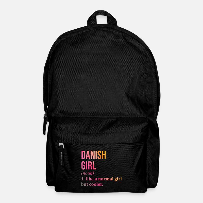 Dänemark - Rucksack - Schwarz