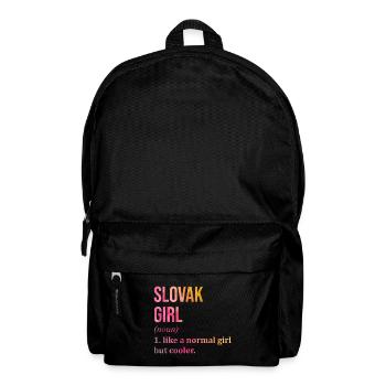Slowakei - Rucksack - Schwarz - Vorne