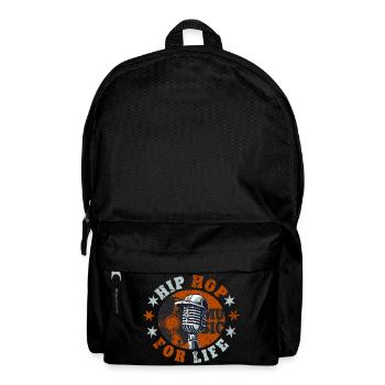 Hip Hop pour la vie - Sac à dos - noir - Devant