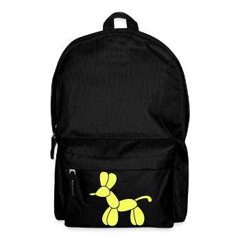 ballon hund - Rucksack - Schwarz - Vorne