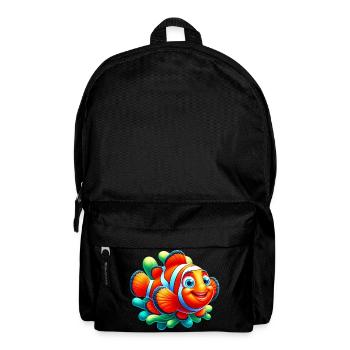 Poisson-clown - Sac à dos - noir - Devant