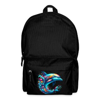 Delfin - Rucksack - Schwarz - Vorne