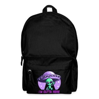 Extraterrestre, je suis hors d’ici Extraterrestres - Sac à dos - noir - Devant