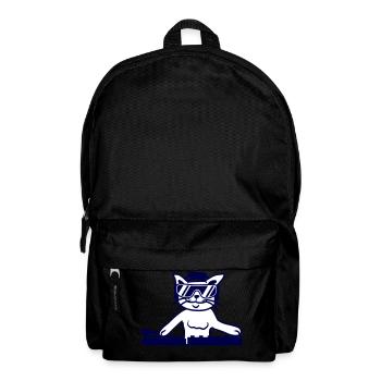 DJ Mischpult Katze Party Tier Kätzchen Haustier - Rucksack - Schwarz - Vorne