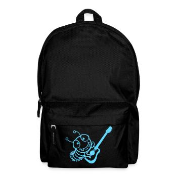 Mignon Caterpillar Bass Instrument Jouer Fun - Sac à dos - noir - Devant