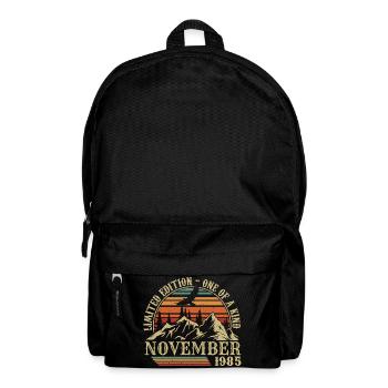 Born in November 1985 - Birthday November 1985 - Backpack - black - Front