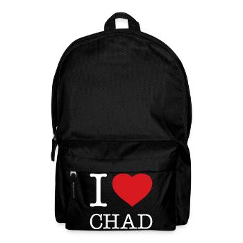 I LOVE CHAD - Backpack - black - Front