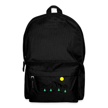 Mountains - Backpack - black - Front