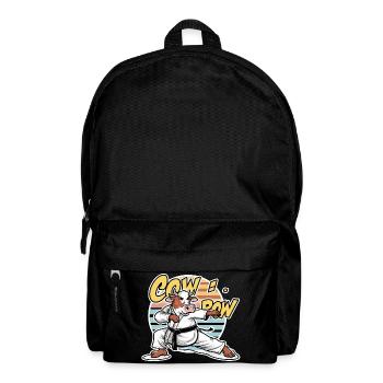 Cow Karate Dojo Retro - Backpack - black - Front