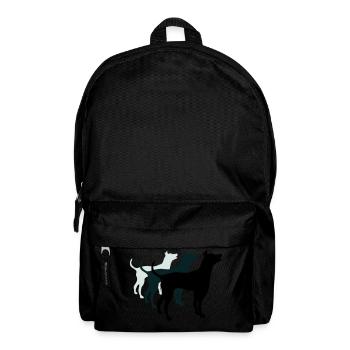 3 Dogs Silhouette Team Crew Friends - Backpack - black - Front