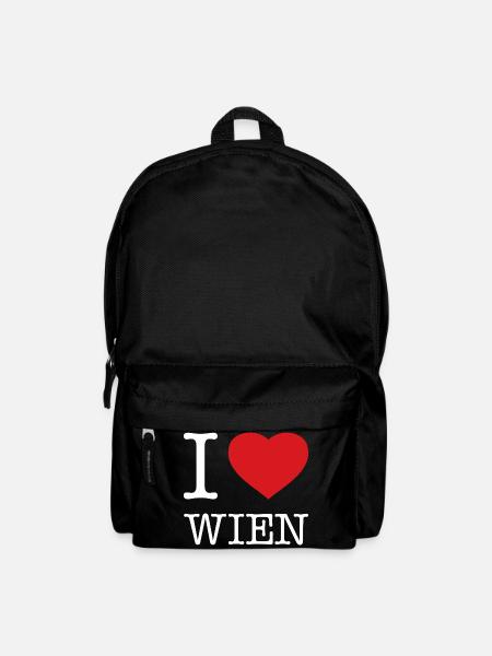 I LOVE WIEN - Rucksack - Schwarz