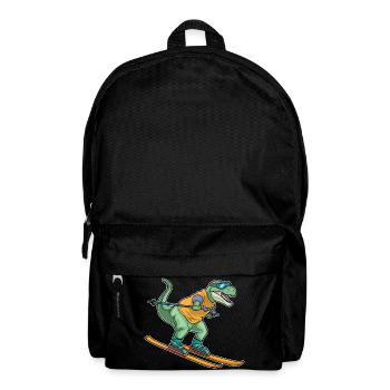 Tyrannosaurus Skier Sports d’hiver - Sac à dos - noir - Devant