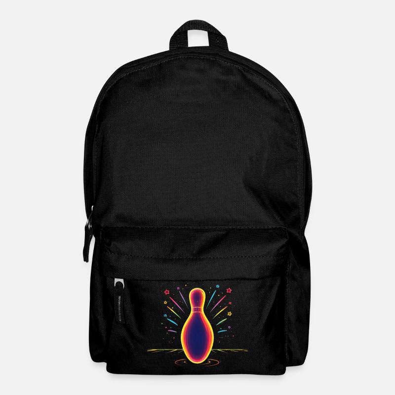 Bowling Synthwave - Rucksack - Schwarz