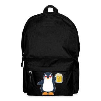 Pinguin Bier - Rucksack - Schwarz - Vorne
